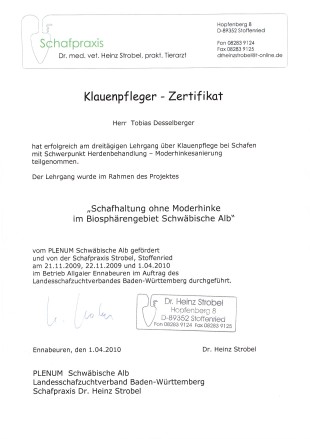  Zertifikat